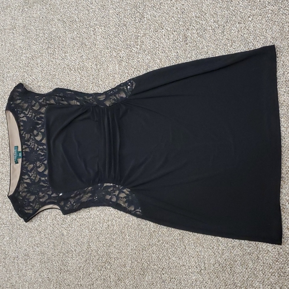 LAUREN Ralph Lauren Black Dress Size 6